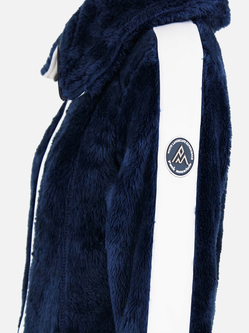 Blouson polaire   AREVA - PEAK MOUNTAIN Bleu marine - Kiabi