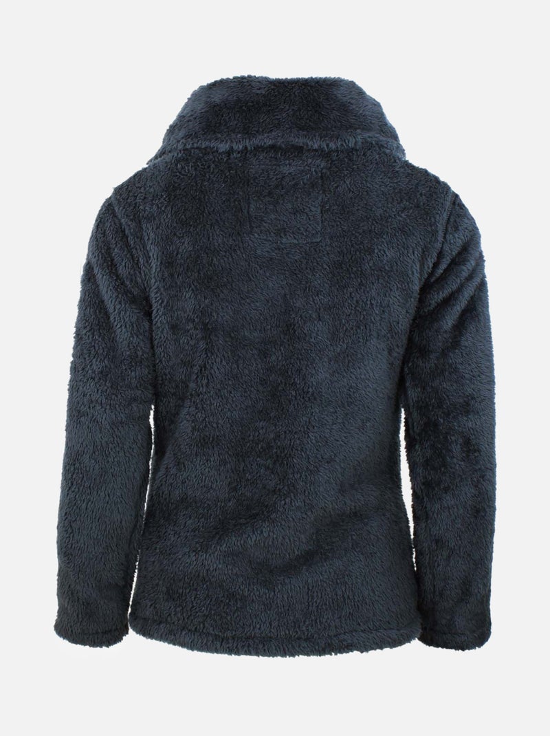 Blouson polaire   AREVA - PEAK MOUNTAIN Noir Noir - Kiabi
