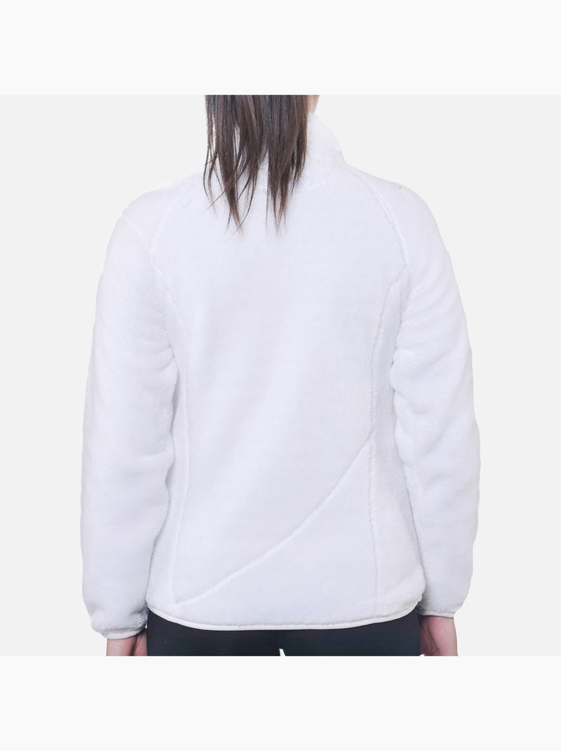 Blouson polaire   ARIANE - PEAK MOUNTAIN Blanc - Kiabi