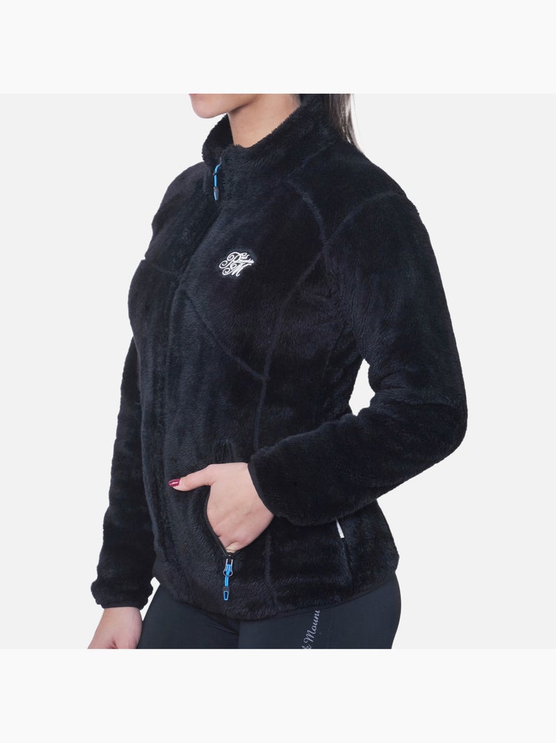 Blouson polaire   ARIANE - PEAK MOUNTAIN Noir Noir - Kiabi