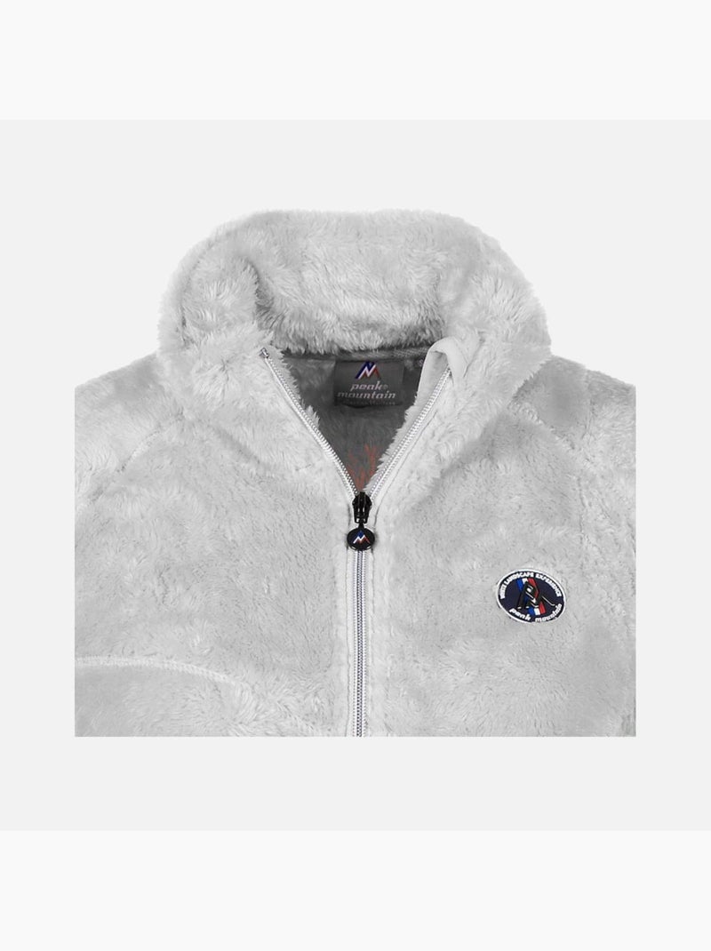 Blouson polaire   ARIANO - PEAK MOUNTAIN Gris - Kiabi