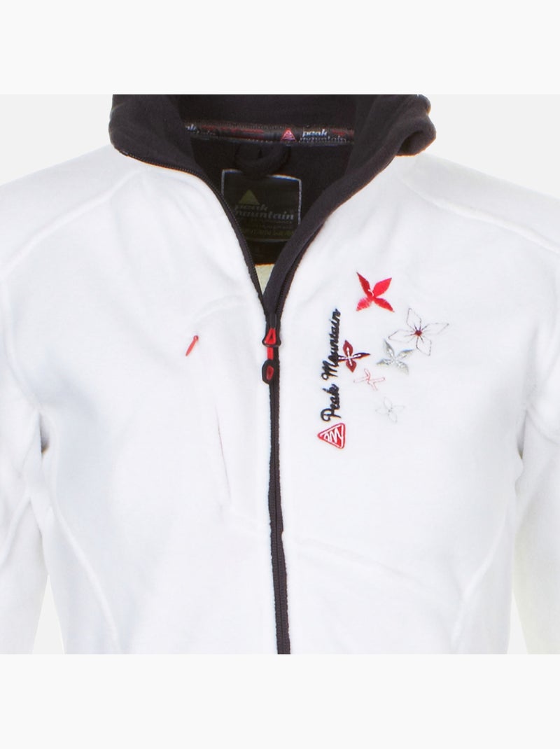 Blouson polaire   ARIL - PEAK MOUNTAIN Blanc - Kiabi