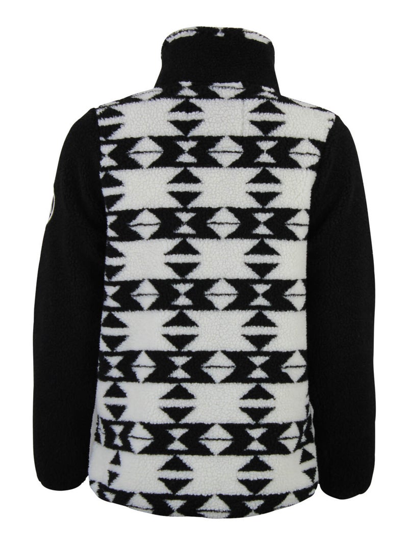 Blouson polaire   ARTHUR - PEAK MOUNTAIN Noir Noir - Kiabi