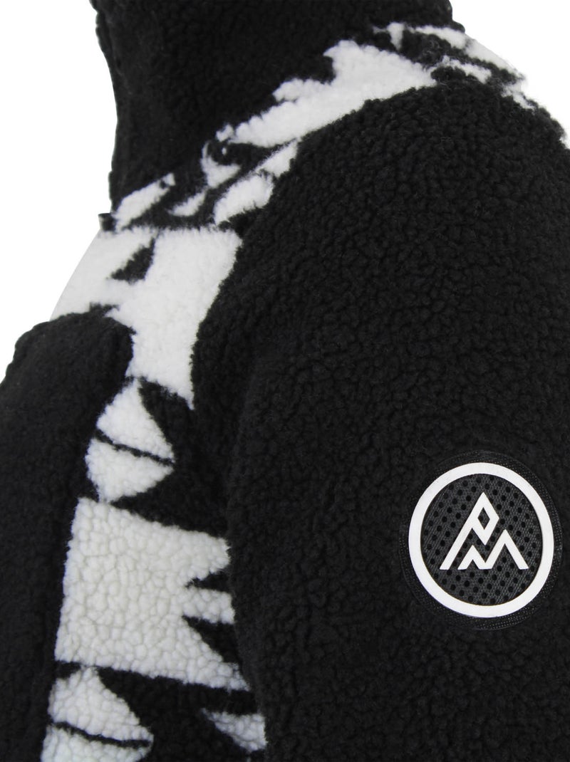 Blouson polaire   ARTHUR - PEAK MOUNTAIN Noir Noir - Kiabi