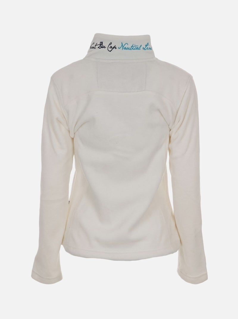 Blouson polaire   ASA - VENT DU CAP Blanc - Kiabi