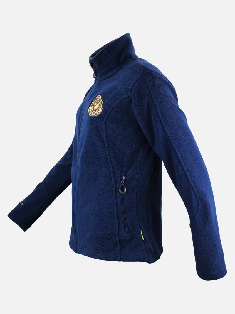 Blouson polaire   ASAK - PEAK MOUNTAIN Bleu marine - Kiabi