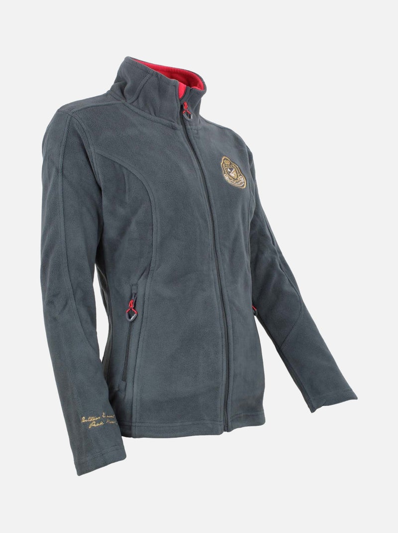 Blouson polaire   ASAK - PEAK MOUNTAIN Gris - Kiabi