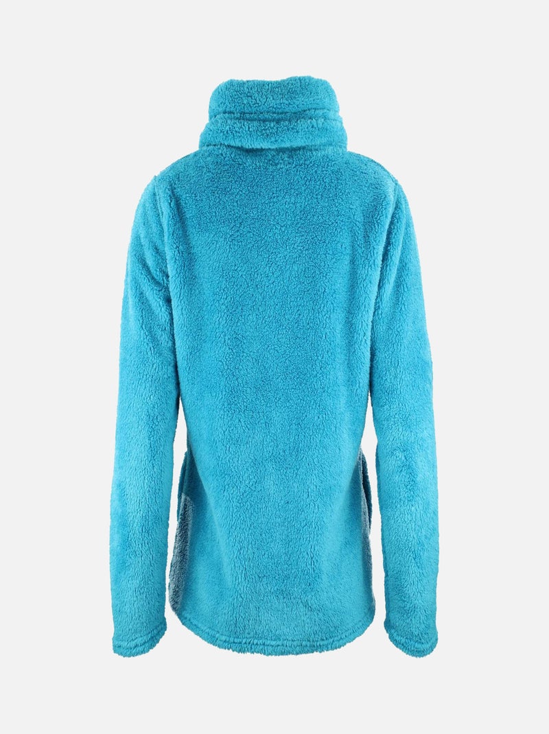 Blouson polaire   ASANA - PEAK MOUNTAIN Bleu turquoise - Kiabi