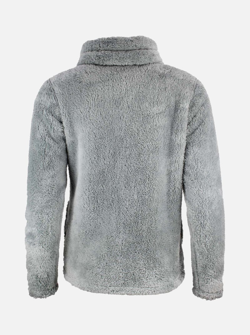 Blouson polaire   ASANA - PEAK MOUNTAIN Gris - Kiabi