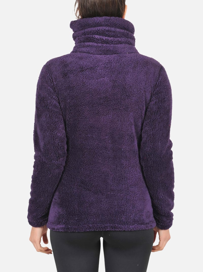 Blouson polaire   ASANA - PEAK MOUNTAIN Violet - Kiabi