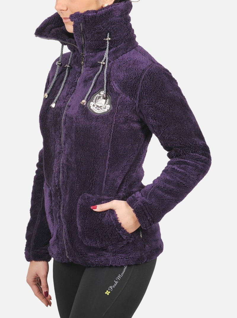 Blouson polaire   ASANA - PEAK MOUNTAIN Violet - Kiabi