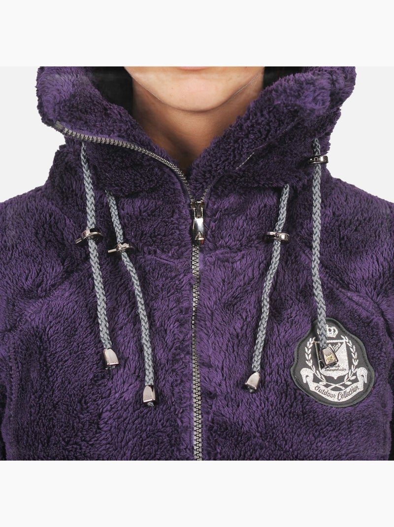 Blouson polaire   ASANA - PEAK MOUNTAIN Violet - Kiabi