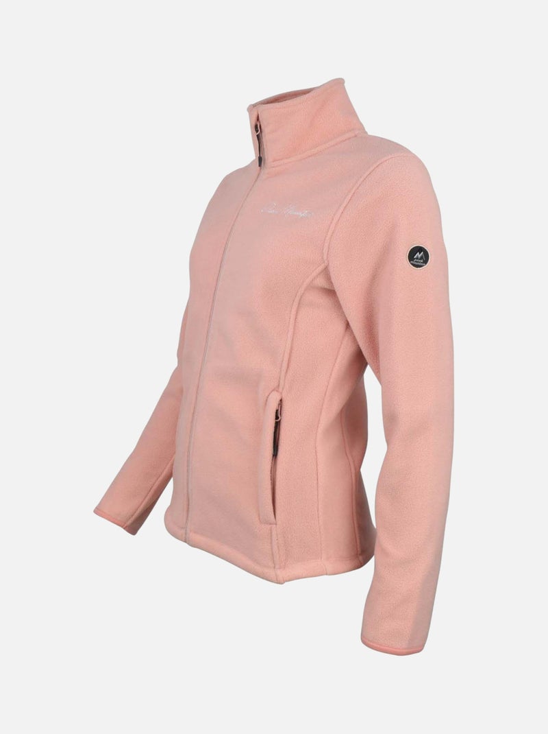 Blouson polaire   ASPADON - PEAK MOUNTAIN Rose - Kiabi