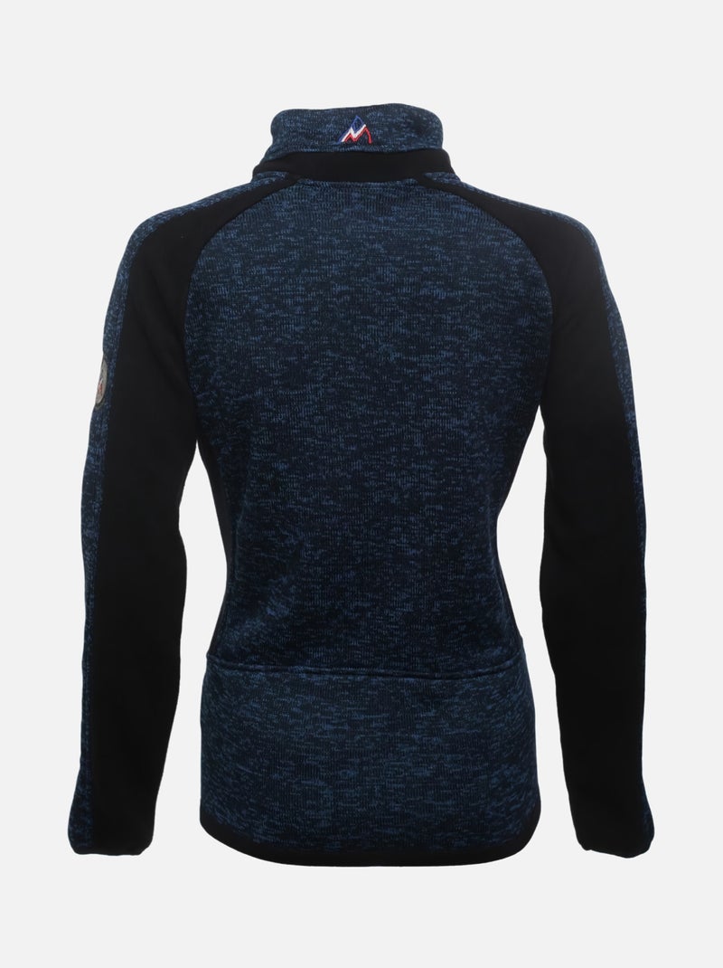 Blouson polaire   ASPHERE - PEAK MOUNTAIN Bleu marine - Kiabi