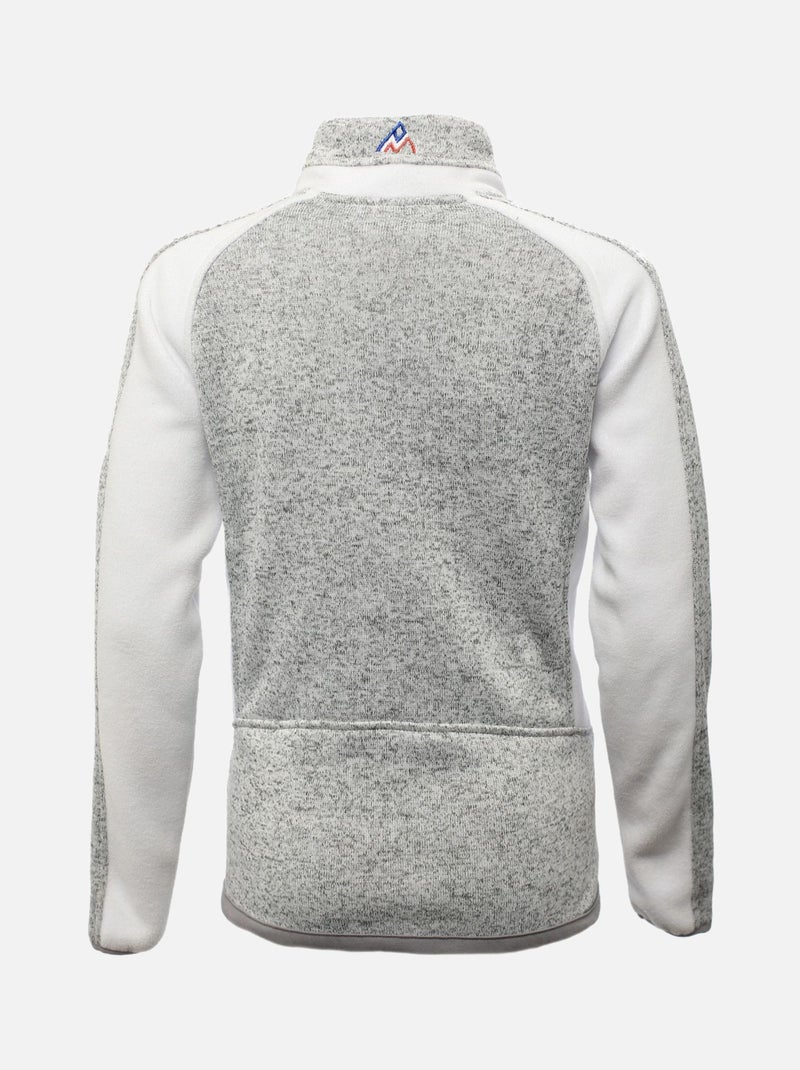 Blouson polaire   ASPHERE - PEAK MOUNTAIN Gris - Kiabi
