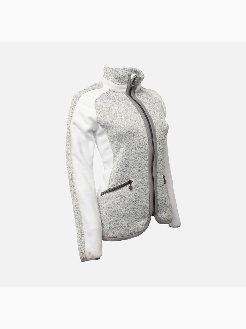 Blouson polaire   ASPHERE - PEAK MOUNTAIN Gris - Kiabi