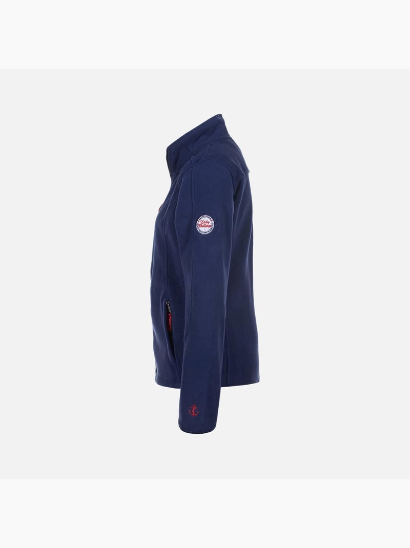 Blouson polaire   ASPOY - VENT DU CAP Bleu marine - Kiabi