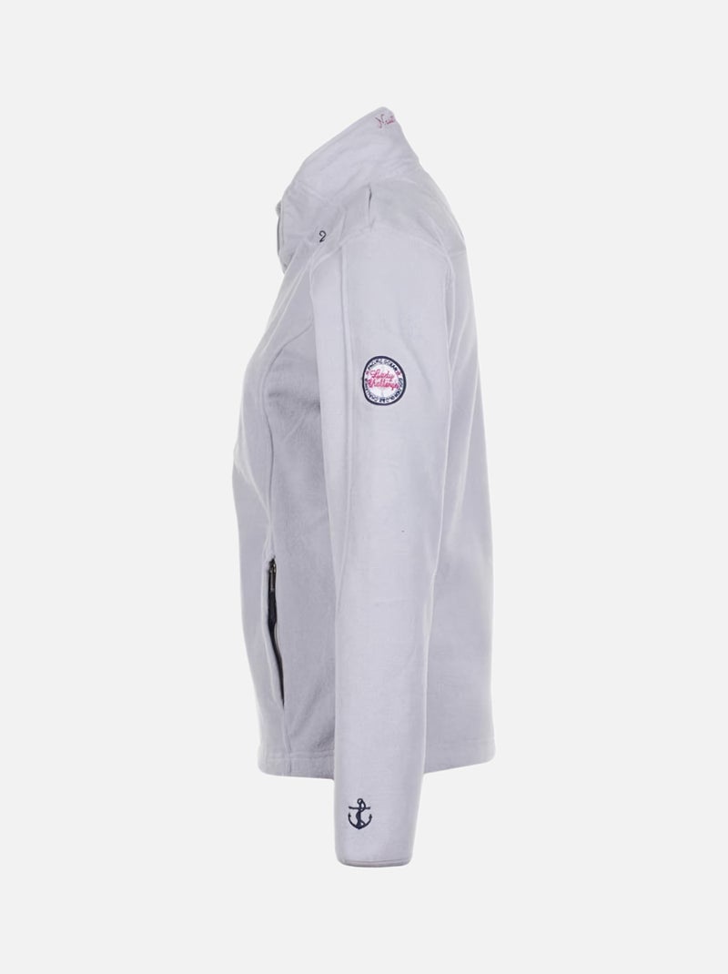 Blouson polaire   ASPOY - VENT DU CAP Gris - Kiabi