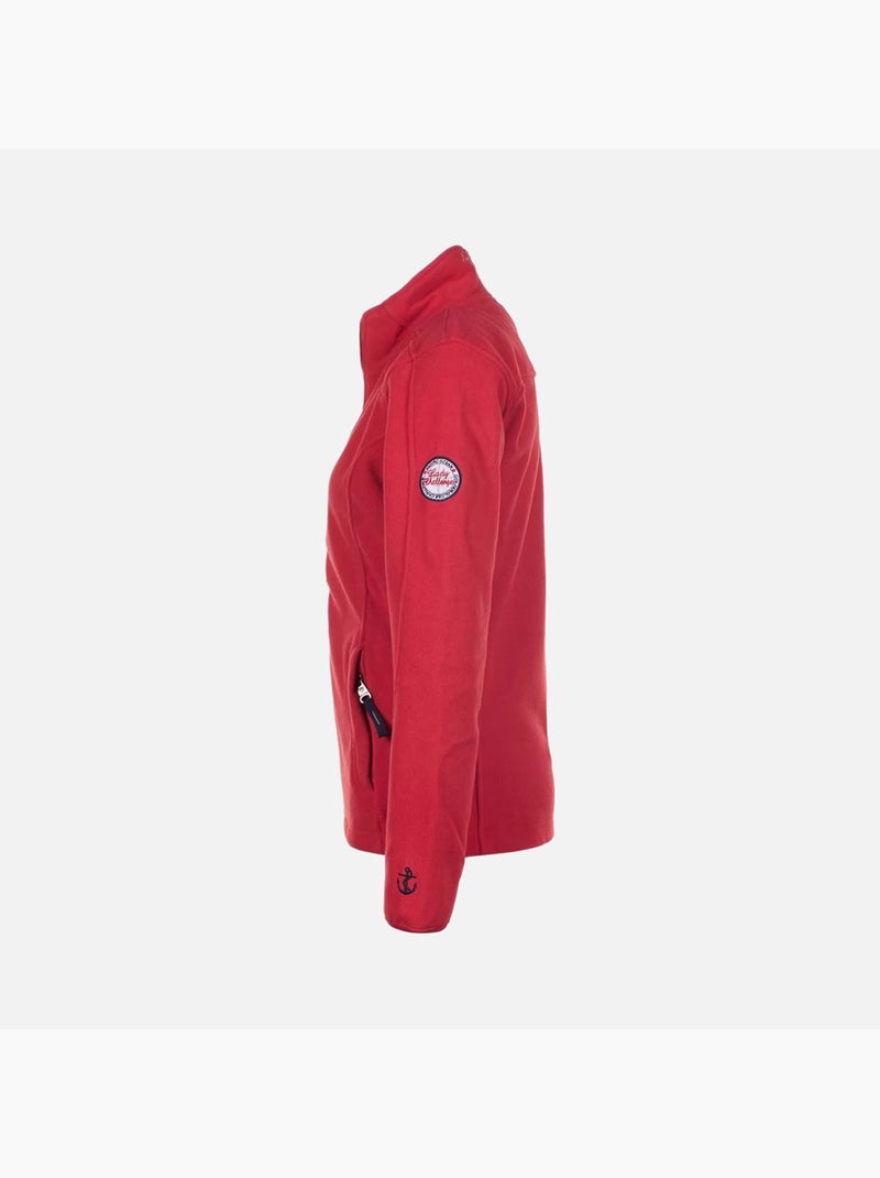 Blouson polaire   ASPOY - VENT DU CAP Rouge - Kiabi
