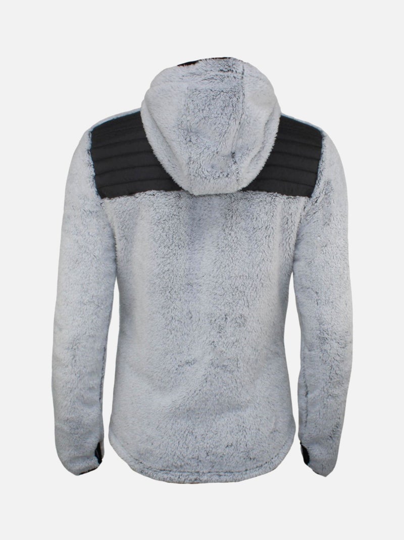 Blouson polaire   ASTONE - DEGRE CELSIUS Noir Noir - Kiabi