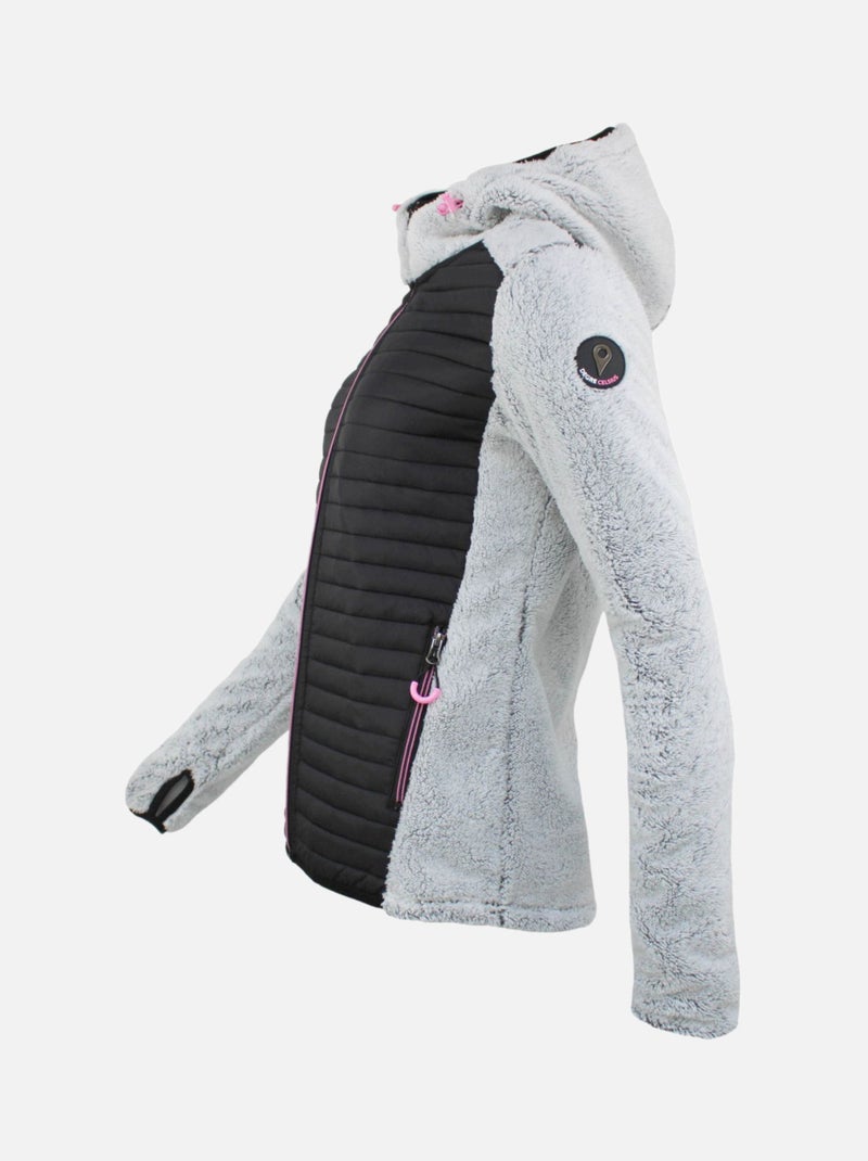 Blouson polaire   ASTONE - DEGRE CELSIUS Noir Noir - Kiabi