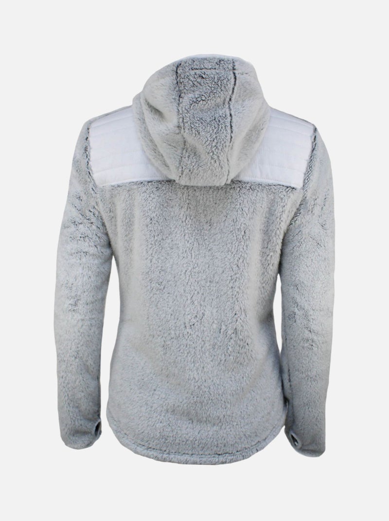 Blouson polaire   ASTRE - PEAK MOUNTAIN Blanc - Kiabi