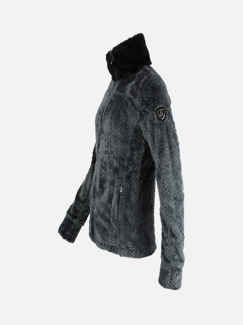 Blouson polaire   ATAWAY - PEAK MOUNTAIN Gris - Kiabi
