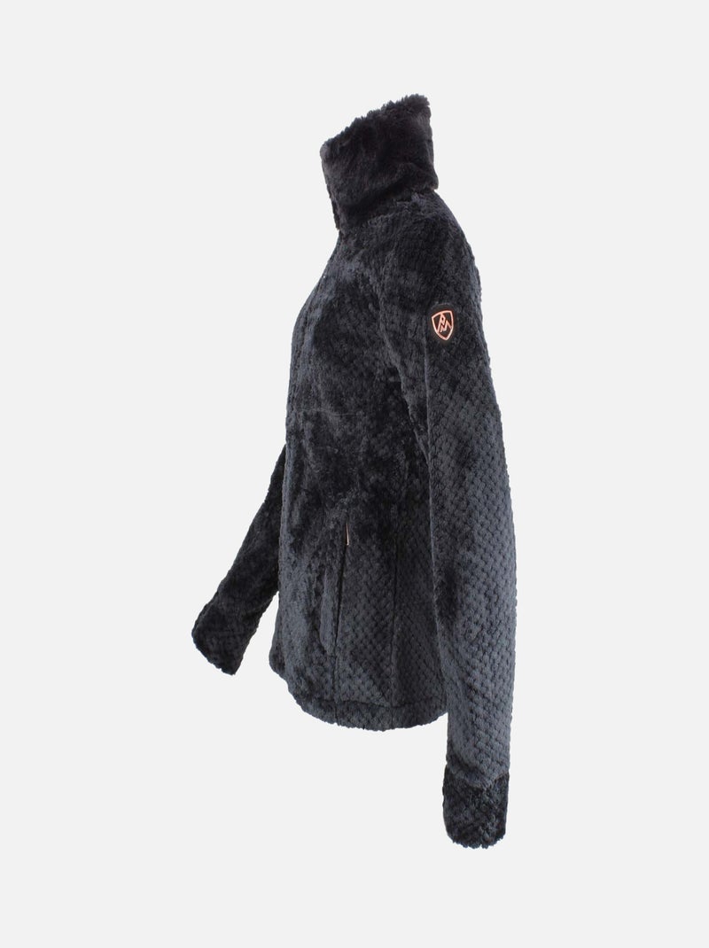 Blouson polaire   ATAWAY - PEAK MOUNTAIN Noir Noir - Kiabi