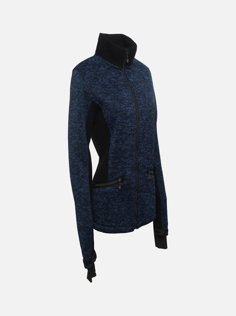 Blouson polaire   ATMOS - PEAK MOUNTAIN Bleu marine - Kiabi