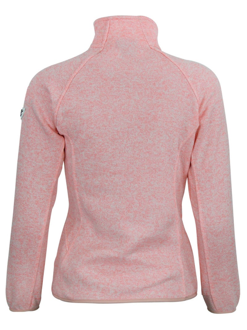 Blouson polaire ATOR - PEAK MOUNTAIN Orange corail - Kiabi