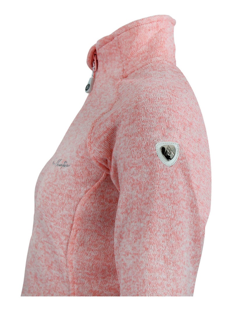 Blouson polaire ATOR - PEAK MOUNTAIN Orange corail - Kiabi