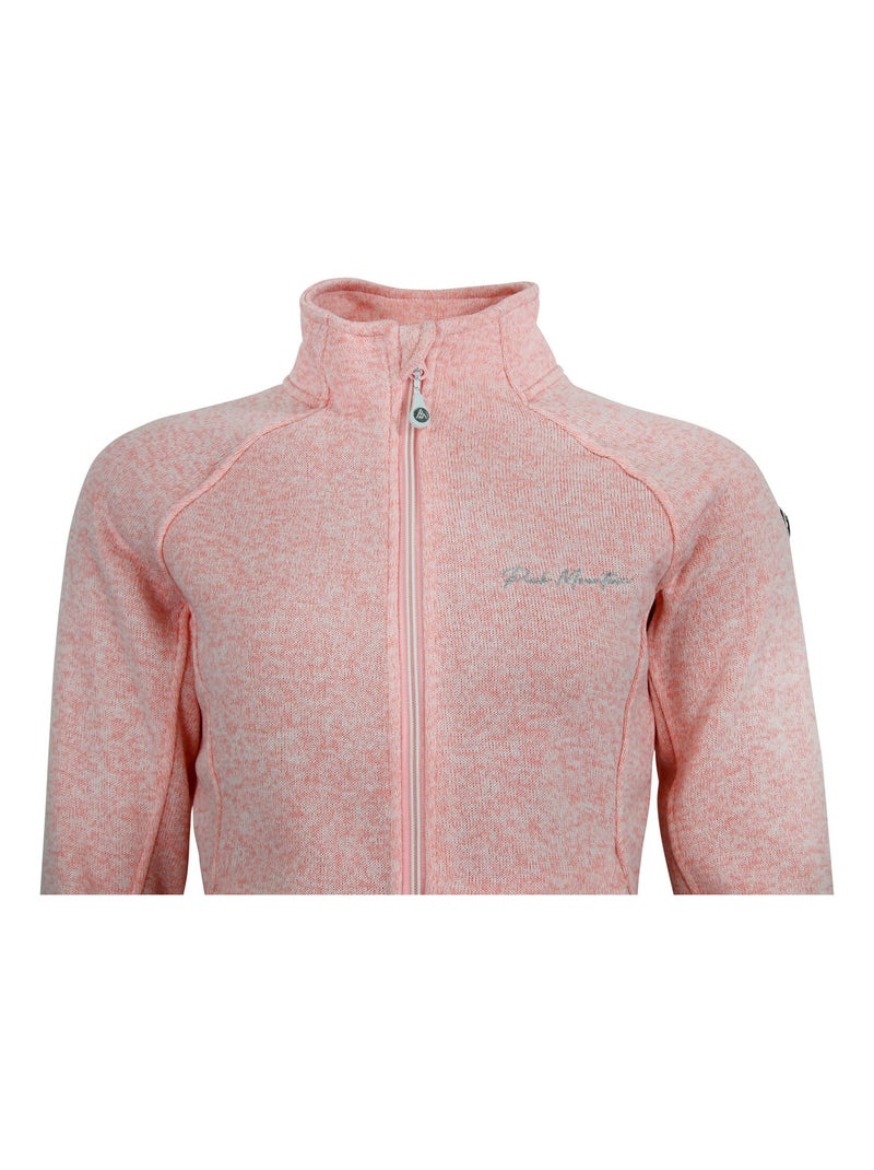 Blouson polaire ATOR - PEAK MOUNTAIN Orange corail - Kiabi