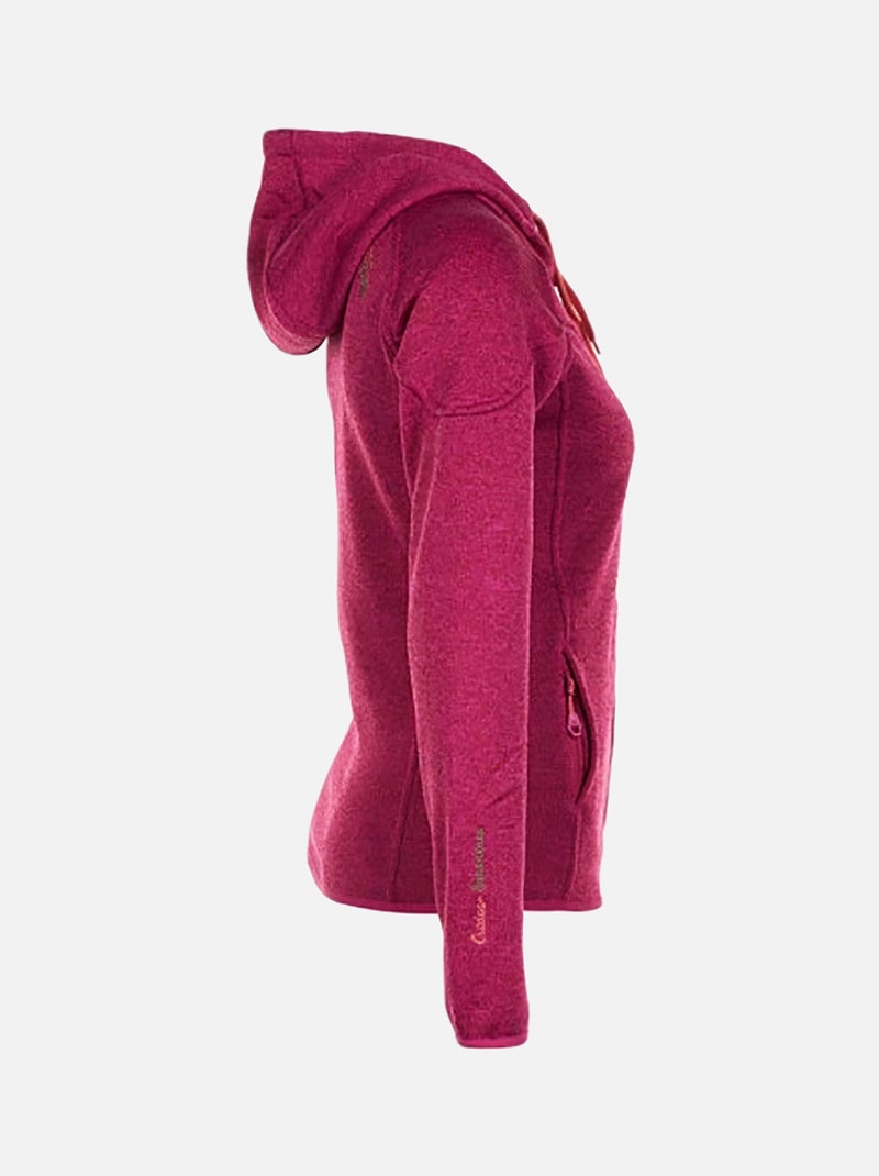 Blouson polaire   ATORA - PEAK MOUNTAIN Rose fushia - Kiabi