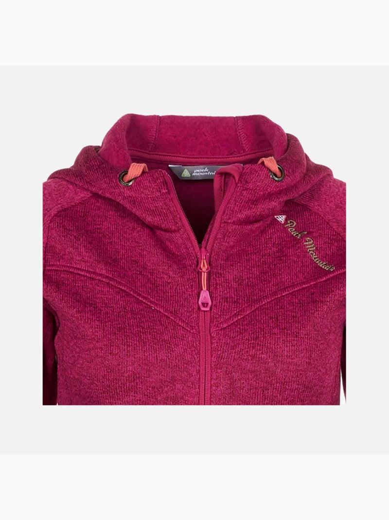 Blouson polaire   ATORA - PEAK MOUNTAIN Rose fushia - Kiabi