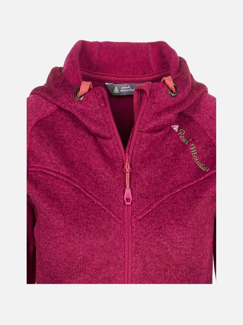 Blouson polaire   ATORA - PEAK MOUNTAIN Rose fushia - Kiabi
