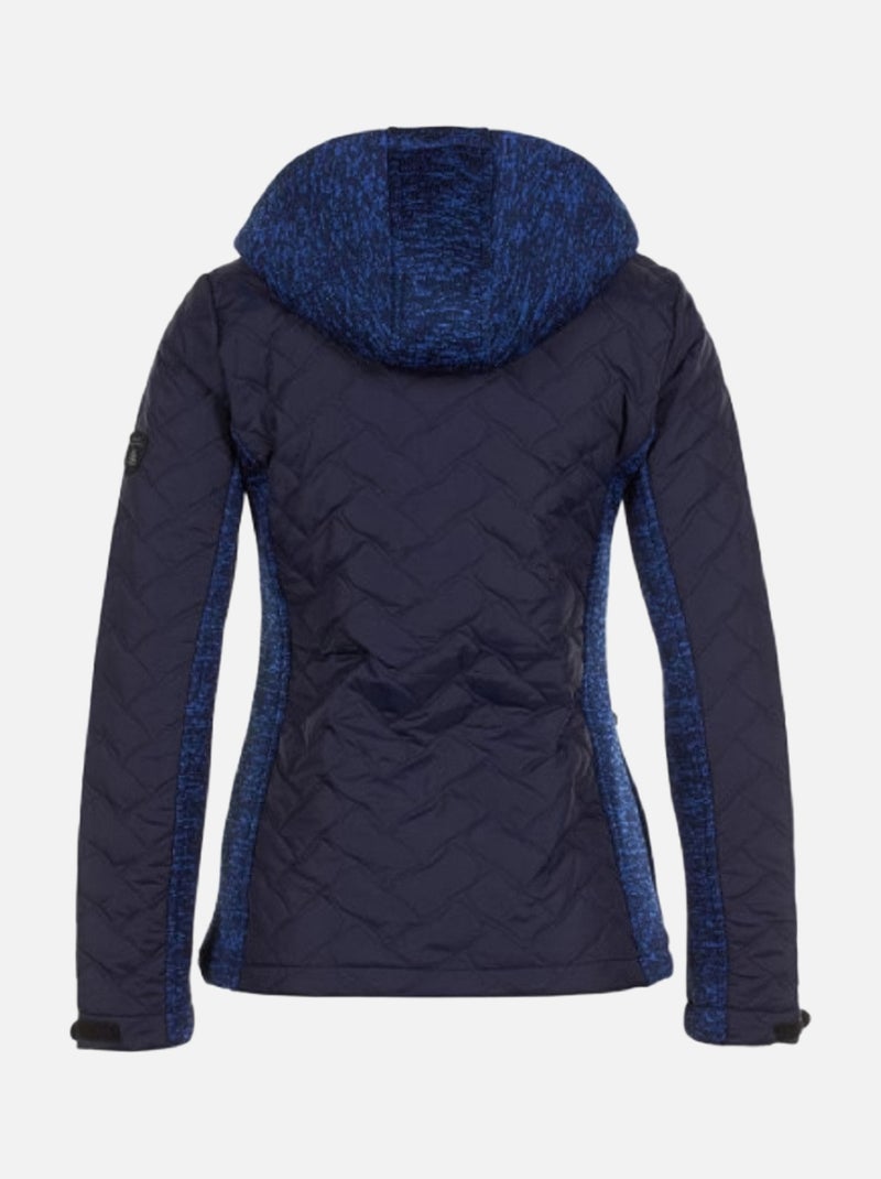 Blouson polaire   AVA - PEAK MOUNTAIN Bleu marine - Kiabi