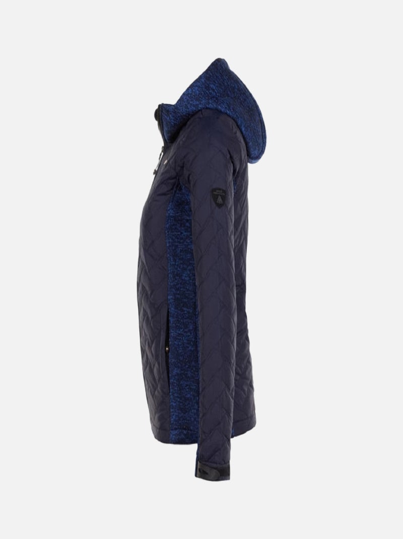 Blouson polaire   AVA - PEAK MOUNTAIN Bleu marine - Kiabi