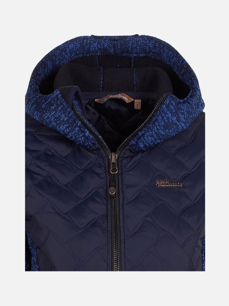 Blouson polaire   AVA - PEAK MOUNTAIN Bleu marine - Kiabi