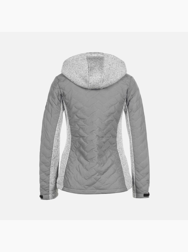 Blouson polaire   AVA - PEAK MOUNTAIN Gris - Kiabi