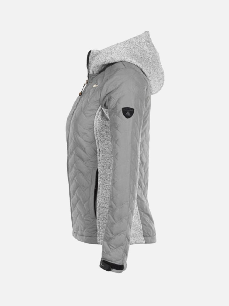 Blouson polaire   AVA - PEAK MOUNTAIN Gris - Kiabi