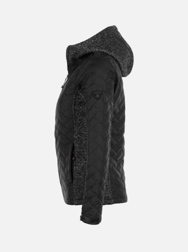 Blouson polaire   AVA - PEAK MOUNTAIN Noir Noir - Kiabi