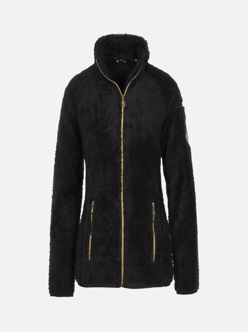 Blouson polaire   AVIANE - PEAK MOUNTAIN Noir Noir - Kiabi