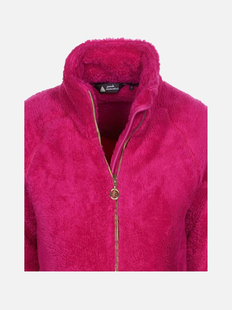 Blouson polaire   AVIANE - PEAK MOUNTAIN Rose fushia - Kiabi
