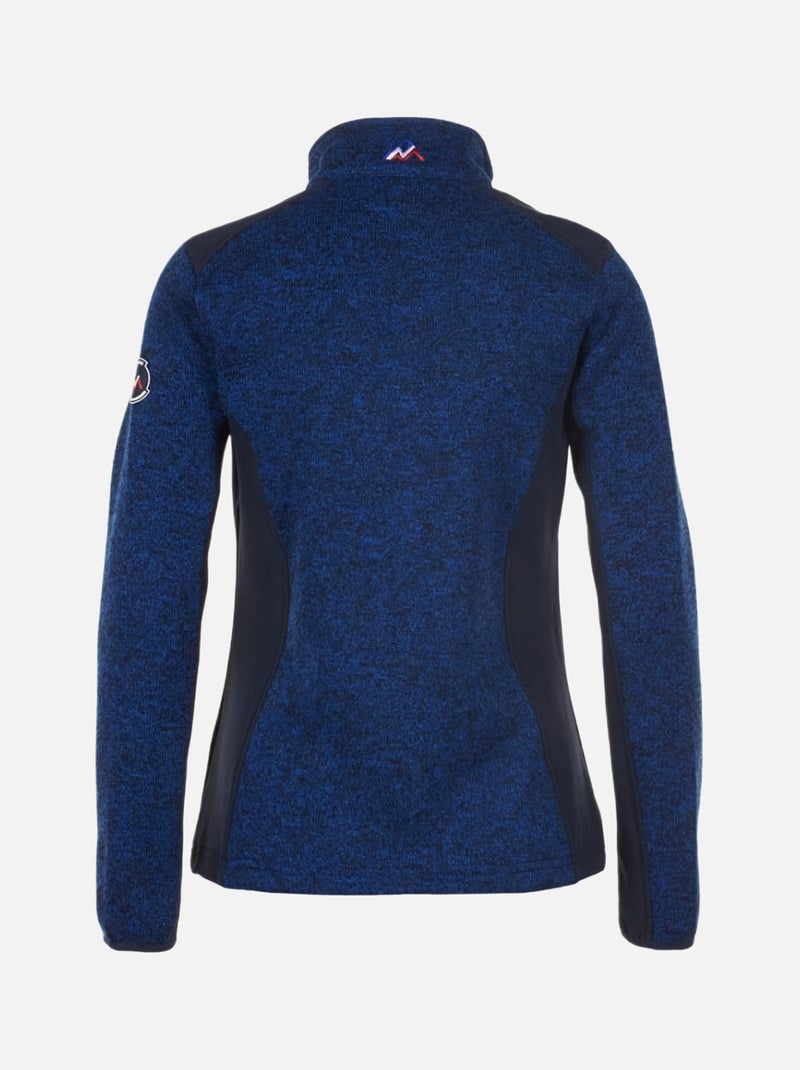 Blouson polaire   AVIRO - PEAK MOUNTAIN Bleu marine - Kiabi