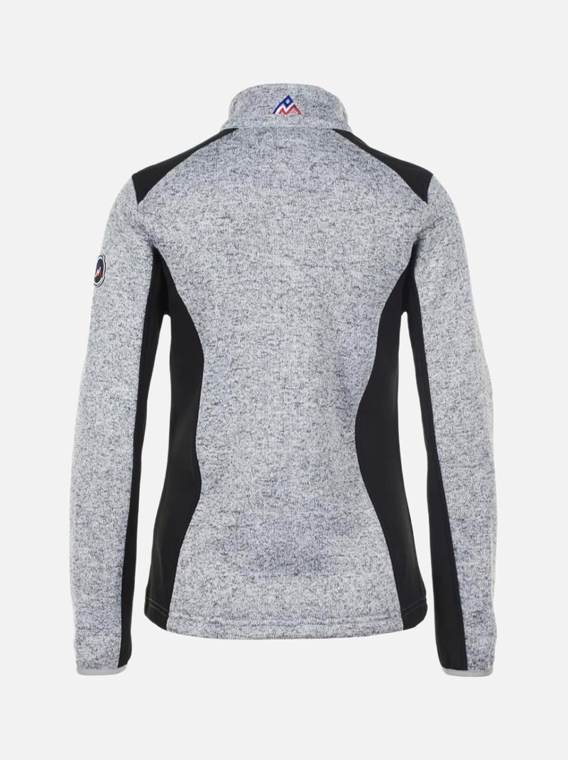 Blouson polaire   AVIRO - PEAK MOUNTAIN Gris clair - Kiabi