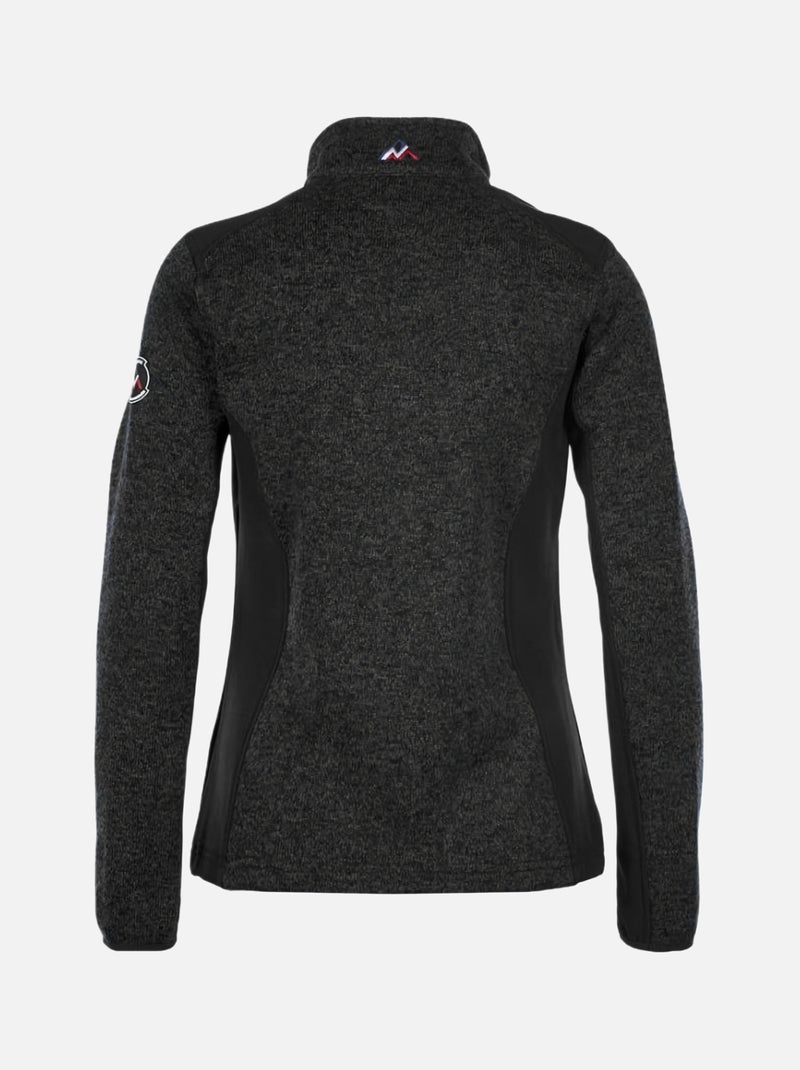 Blouson polaire   AVIRO - PEAK MOUNTAIN Gris foncé - Kiabi