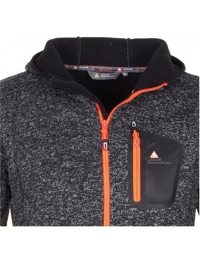 Blouson polaire   CALA - PEAK MOUNTAIN Noir Noir - Kiabi