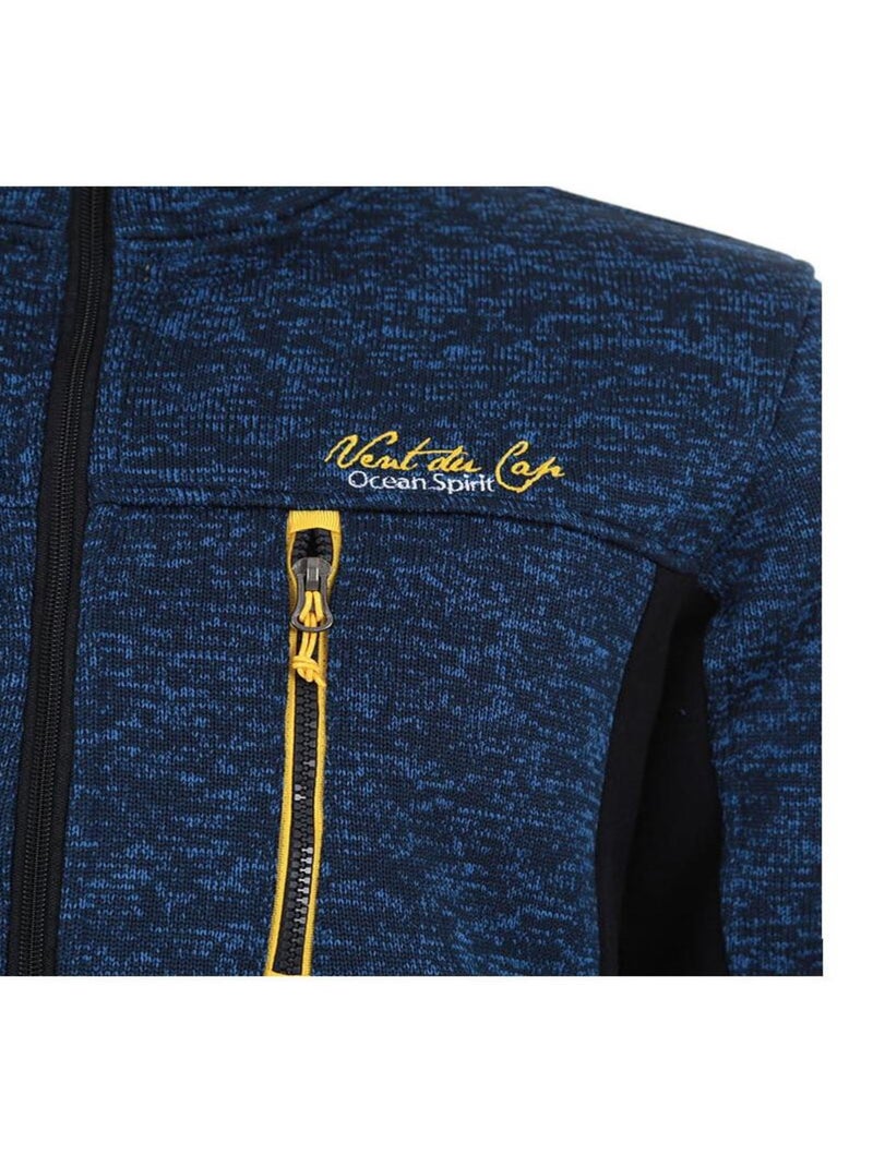 Blouson polaire   CALASKA - VENT DU CAP Bleu marine - Kiabi