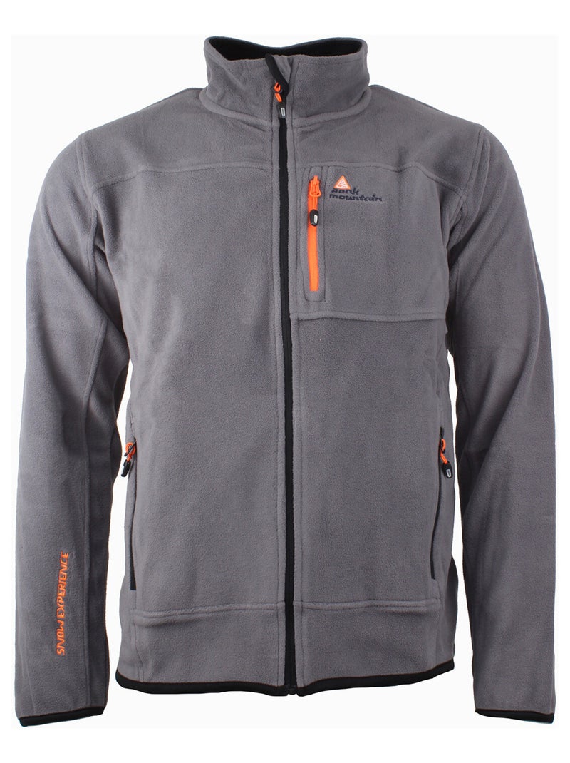 Blouson polaire   CALON - PEAK MOUNTAIN Gris - Kiabi