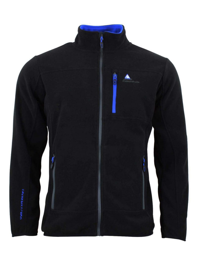 Blouson polaire   CALON - PEAK MOUNTAIN Noir Bleu - Kiabi